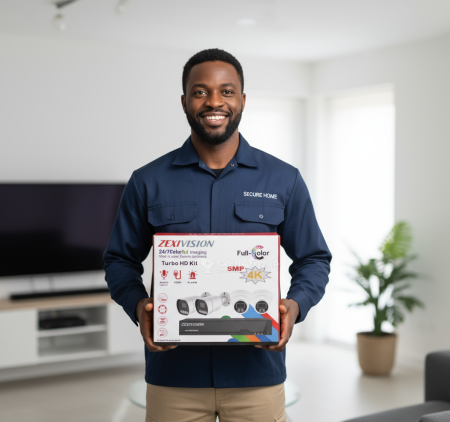 Kit Supraveghere Zexivision 5MP Full-Color 4K cu Audio și Alarmă [16]