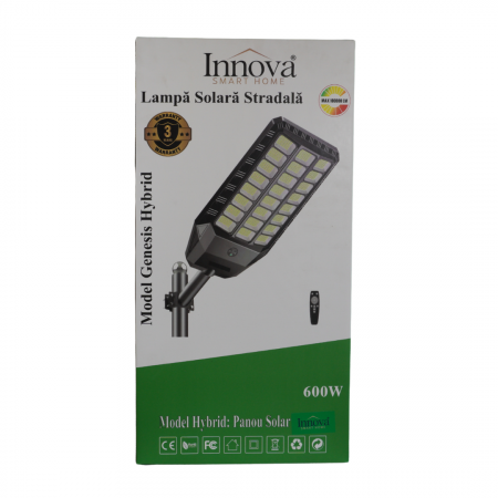 Lampa Solara Stradala 600W Innova Smart Home Genesis Hybrid [3]