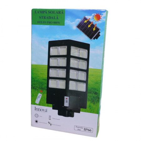 Lampa Solara Stradala Innova 800W cu Senzor si Telecomanda IP66 [6]