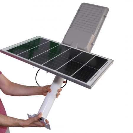 Lampa solara INNOVA 400W cu senzor lumina si panou [1]