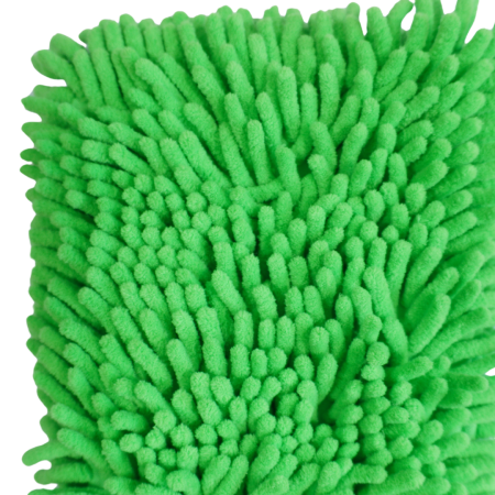 Mănușă Spălare Auto Chenille - Verde (izolată pe interior) [2]