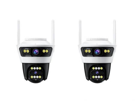 Pachete Promotionale - Pachet 2 x Supraveghere Duală Jortan 4, 6MP, WiFi, cu Funcționalitate Yoosee pentru Control de Distanță