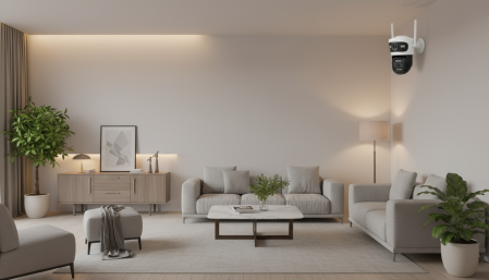 Pachet 2 x Camera Supraveghere Duală INNOVA X-TRAK, 6MP, WiFi/Lan , live pe telefon + 2 Carduri Cadou [12]