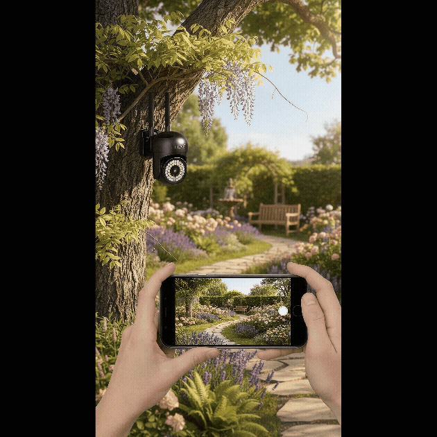 Pachet 4 x Cameră de Supraveghere INNOVA WIFI, 36 LED-uri, HD, IP66 + 4 Carduri Cadou [3]