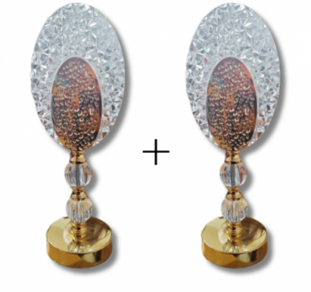 Pachete Promotionale - Set 2x Lampă Decorativă Elegantă Istambul cu Picior, Ideală pentru Noptieră, Masă sau Restaurant