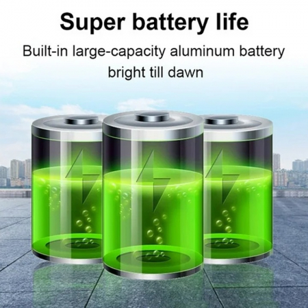 Set 2x Lampa Solara Stradala Jortan DualLED 400W 156 COB, Acumulatori 3600 mAh, Telecomanda, Panou Solar integrat [2]