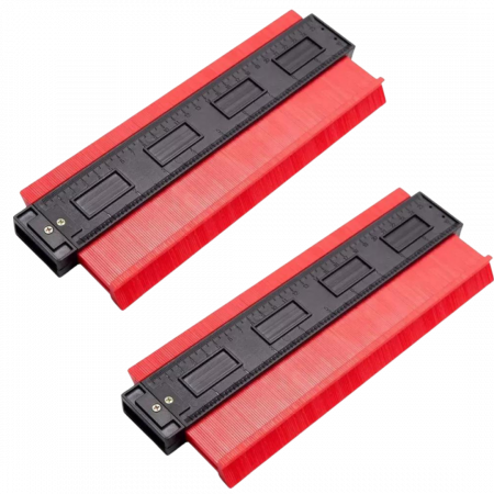 Pachete Promotionale - Set 2x Șablon pentru tăietor de contur Willingood (roșu)