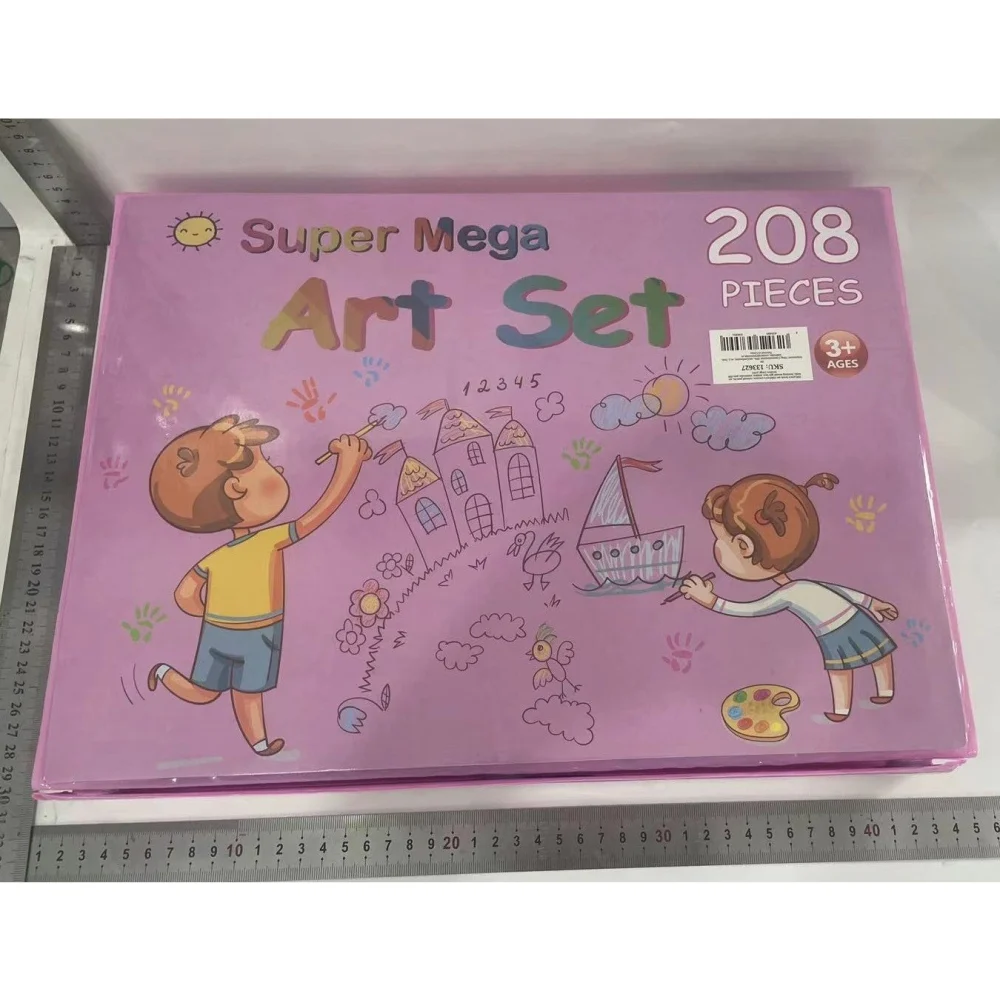 Set Artistic Desen și Pictură pentru Copii, Servietă cu Instrumente Complete 168pcs sau 208pcs [3]