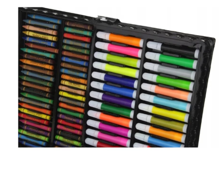 Set Artistic Desen și Pictură pentru Copii, Servietă cu Instrumente Complete 168pcs sau 208pcs [2]