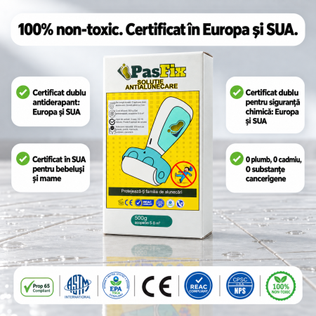 Soluție Antialunecare PasFix 500ml – Protecție pentru gresie, faianță, marmură, piatră naturală cu rolă aplicatoare [5]
