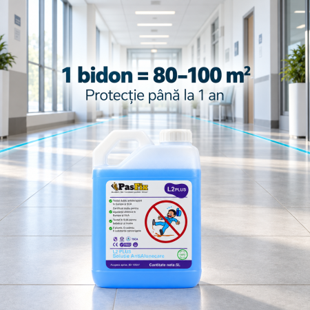Soluție Antialunecare PasFix L2 PLUS 5L – Protecție profesională pentru bucătării, băi și coridoare școlare [4]