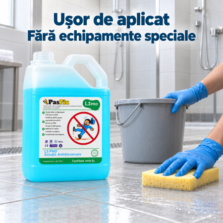 Soluție Antialunecare PasFix L3 PRO 5L – Siguranță profesională pentru restaurante, dușuri publice și zone cu trafic intens [4]