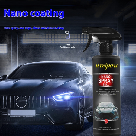 Spray Nano Ceară Auto pentru Luciu și Protecția Caroseriei, 437 ml – 1+1 Cadou [3]