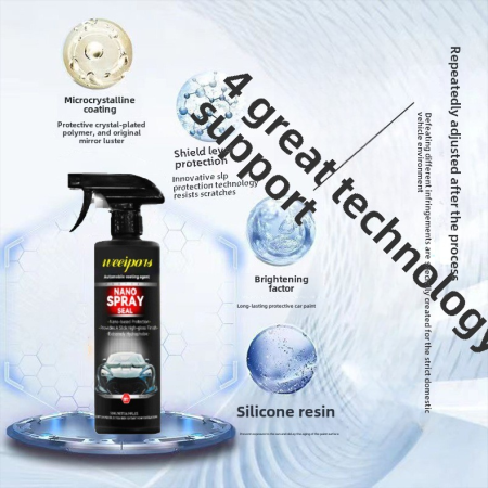 Spray Nano Ceară Auto pentru Luciu și Protecția Caroseriei, 437 ml – 1+1 Cadou [5]