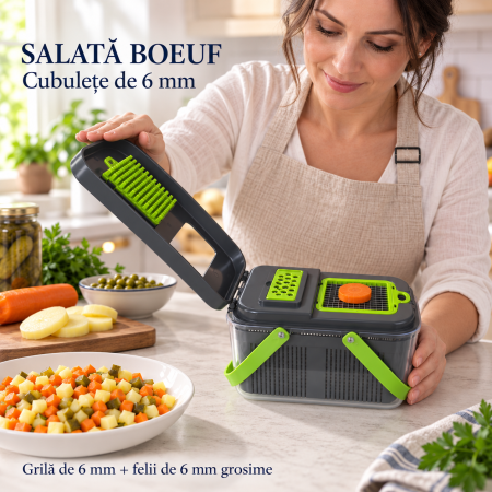 Tocător multifuncțional TAKUMI HOME by Innova cu recipient, accesorii și ambalaj de 25 piese [1]