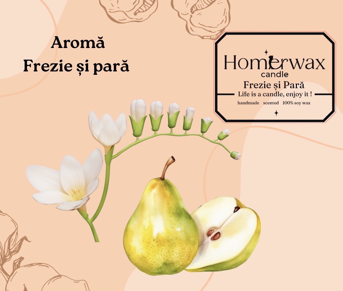 Aroma noua - Frezie si pară