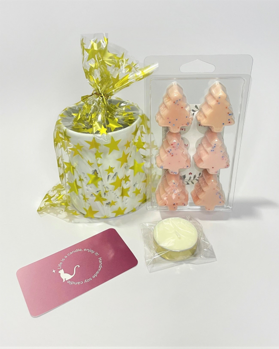 Set de Craciun - vas - snap bar 6 arome [4]