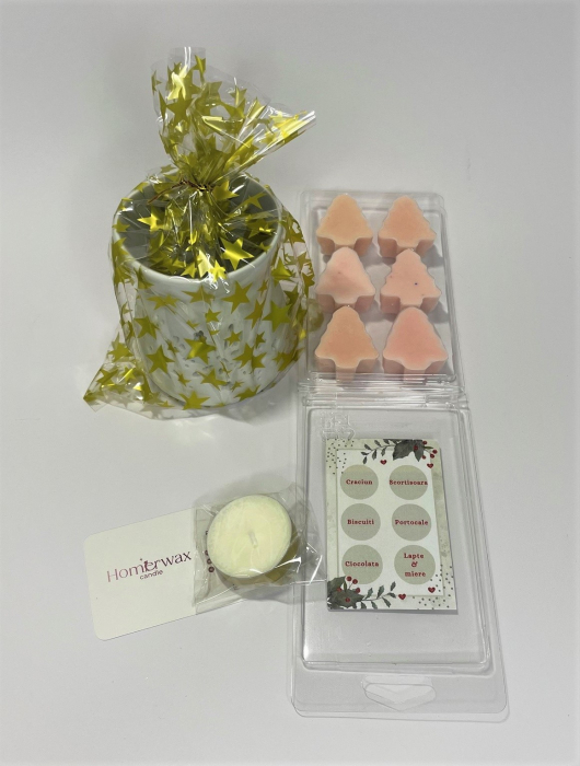 Set de Craciun - vas - snap bar 6 arome [6]