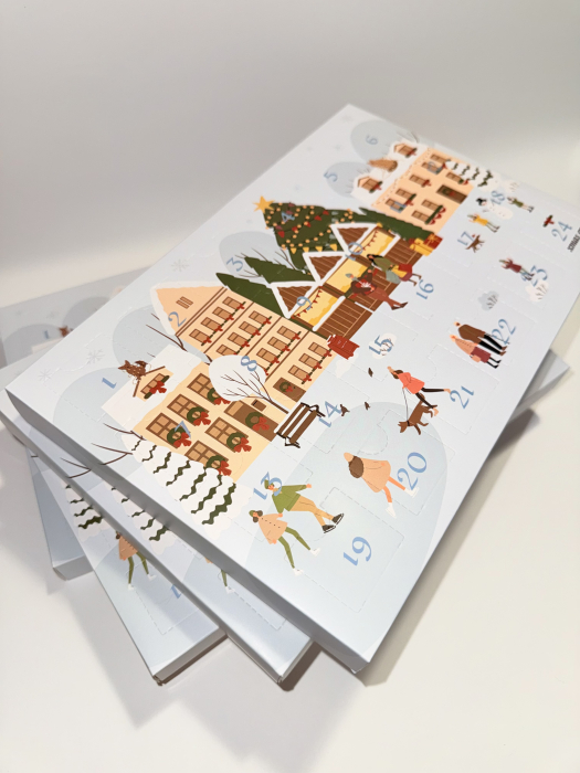 Calendar ADVENT editie de Craciun din colectia de iarna, Povesti din ceara si foc, bucati de ceara parfumata de soia, 24 de arome [9]