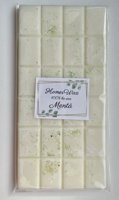 Ceara parfumata de soia in forma de tableta de ciocolata aroma  cantitate 75 g wax melts aromaterapie [3]