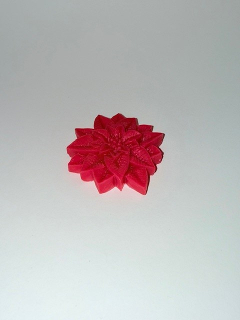 Craciunita - parfumata din ceara naturala de soia, 11 g, culoare rosie, editie de Craciun [3]