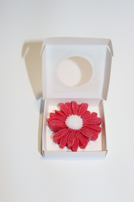 Floare parfumata din ceara de soia, 20g, martisor/marturie/odorizant - editie de MARTIE - snur de Martisor [4]