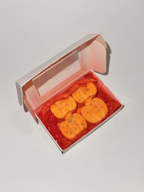 Set 4 dovleci din ceara parfumata de soia, 60 g – Fosnet de frunze [4]