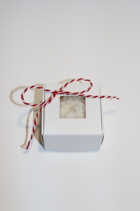 Lumanare parfumata din ceara de soia - model bujor, 20 g [2]