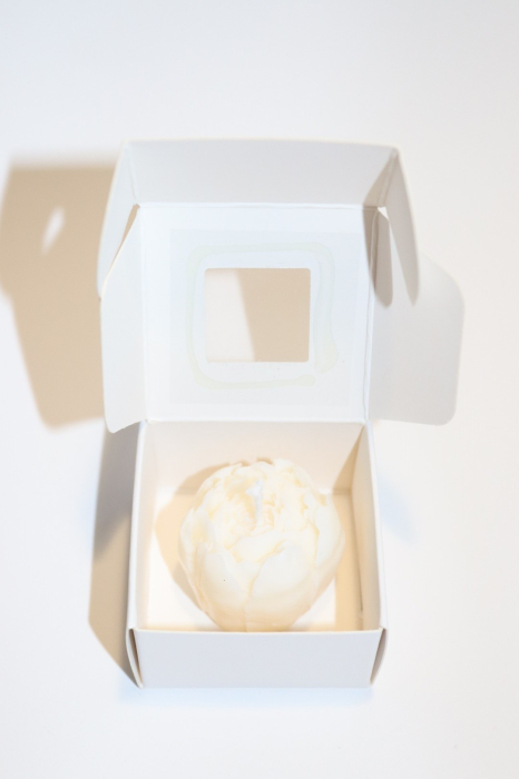 Lumanare parfumata din ceara de soia - model bujor, 20 g [5]