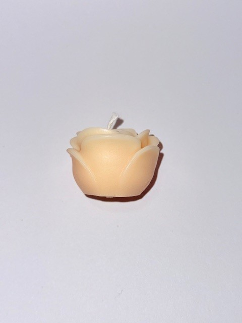 Lumanare din ceara de soia - model trandafir [4]