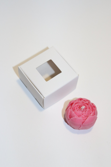 Lumanare parfumata din ceara de soia - model bujor, 20 g [8]