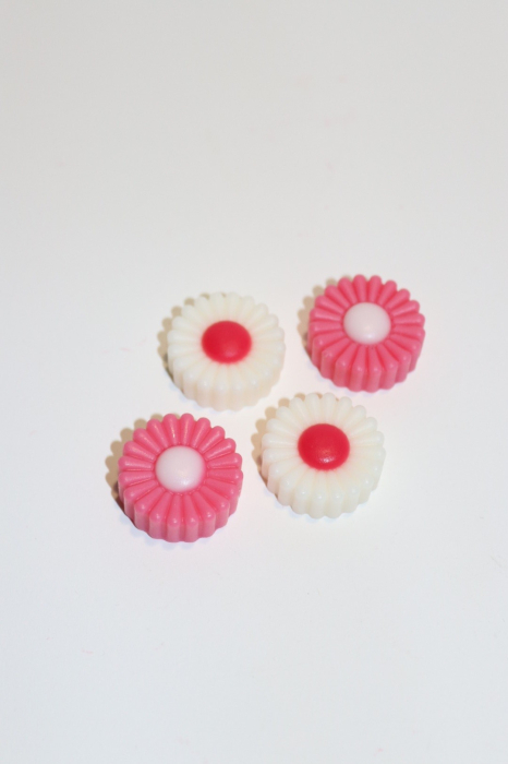 Nasturei parfumati, 4 mini margarete, ceara de soia, wax melt, marturie/odorizant, 14 g [5]