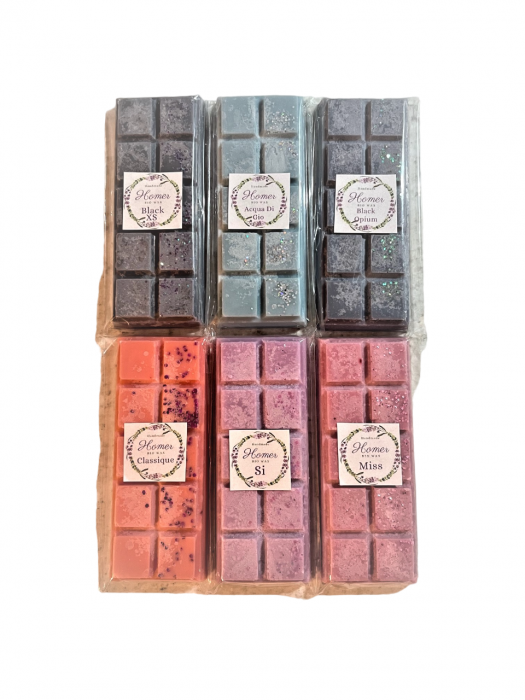 Set ceara parfumata de soia, wax melts, in forma de snap bar, 6 bucati, 300 g [2]
