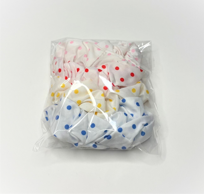 5 modele de elastice pentru par: - Buline - Flori - Puncte - Patratele - 2 variante : tonuri de culori deschise si inchise Skin-friendly , long-lasting; soft, lightweight Ambalate intr-o punga transparenta din celofan [2]