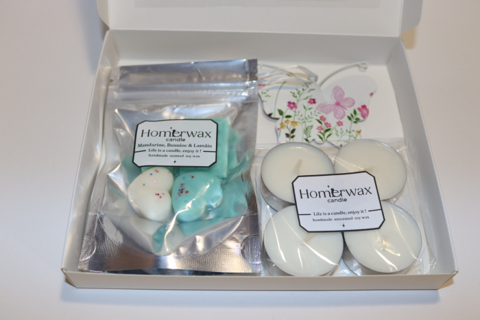 Set Fluture Verde - aroma Mandarine, Busuioc si Lamaie [4]