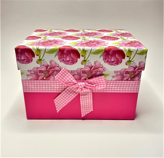 Cutie eleganta cu decoratiune de lemn in forma de fluture, cana de sticla, infuzor pentru ceai, set wax melts Bujor si tei, 4 lumanari aurii tip pastila, saculet organza cu flori uscate de Lavanda, handmade [8]