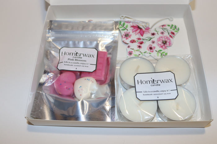 Set Fluture Roz - aroma Pink Blossom [4]