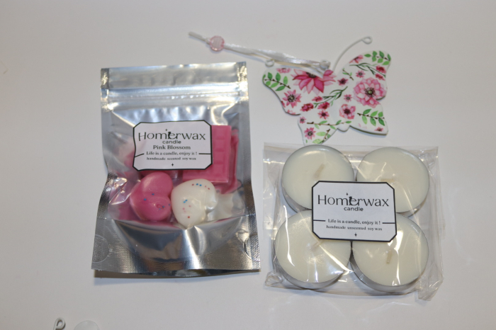 Set Fluture Roz - aroma Pink Blossom [5]