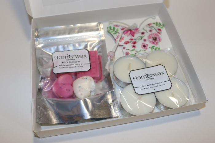 Set Fluture Roz - aroma Pink Blossom [2]