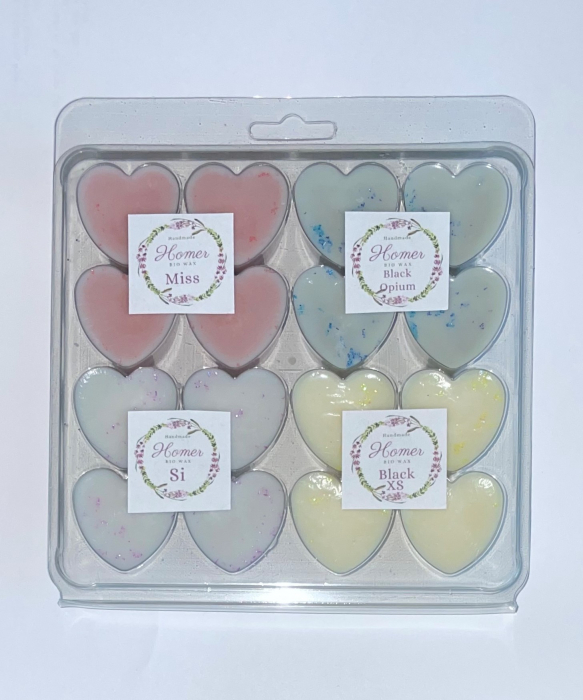 Set inimioare din ceara naturala de soia pentru ea si el, wax melts, 210 g [2]