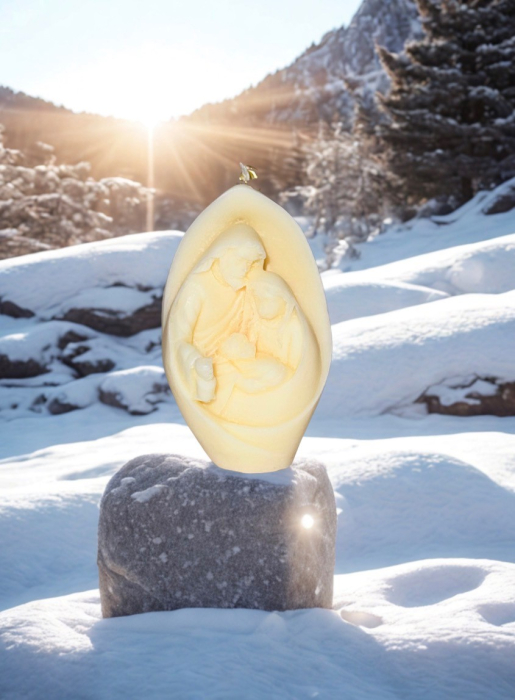 Sfanta Familie - lumanare decorativa, parfumata din ceara de soia - clopotel, 75 g [8]