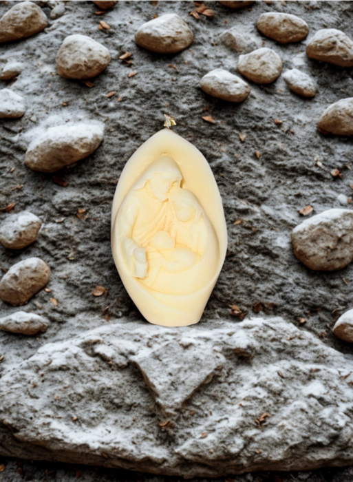 Sfanta Familie - lumanare decorativa, parfumata din ceara de soia - clopotel, 75 g [7]