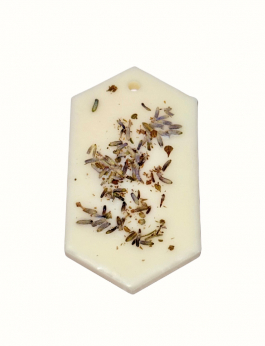 Tableta parfumata – odorizant, din ceara naturala de soia, handmade, cu flori naturale de Lavanda, 30 g [2]