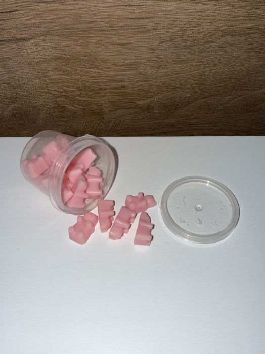 Bucati parfumate, in forma de ursuleti, ceara de soia, wax melt, marturie/odorizant, 16 g [2]