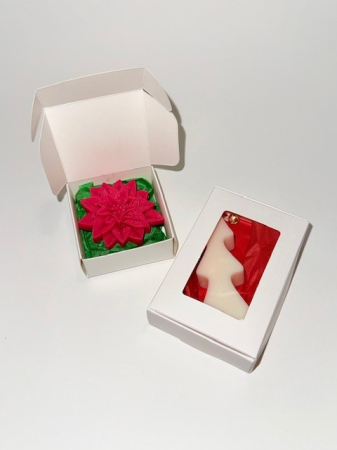 Brad inclinat - lumanare decorativa parfumata din ceara de soia - clopotel, 25 g - editie speciala [6]