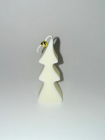 Brad inclinat - lumanare decorativa parfumata din ceara de soia - clopotel, 25 g - editie speciala [2]