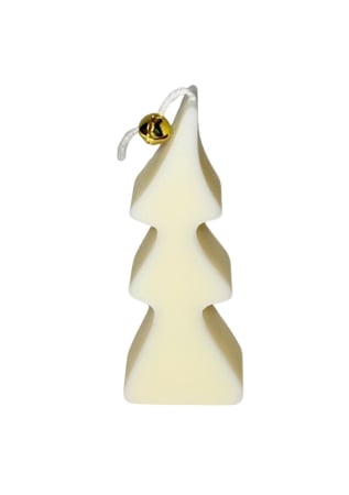 Povesti din ceara si foc - Brad inclinat - lumanare decorativa parfumata din ceara de soia - clopotel, 25 g - editie speciala