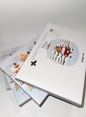 Calendar ADVENT editie de Craciun din colectia de iarna, Povesti din ceara si foc, bucati de ceara parfumata de soia, 24 de arome [9]