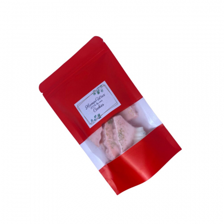 Ceara parfumata de soia brittle in punga rosie cantitate 100 g Bucatile de ceara vin ambalate intr-o punga de plastic rosie [2]