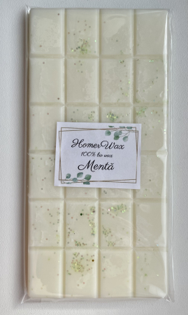 Ceara parfumata de soia in forma de tableta de ciocolata aroma  cantitate 75 g wax melts aromaterapie [2]